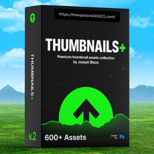 600+ Thumbnails & Assets Pack Bundle