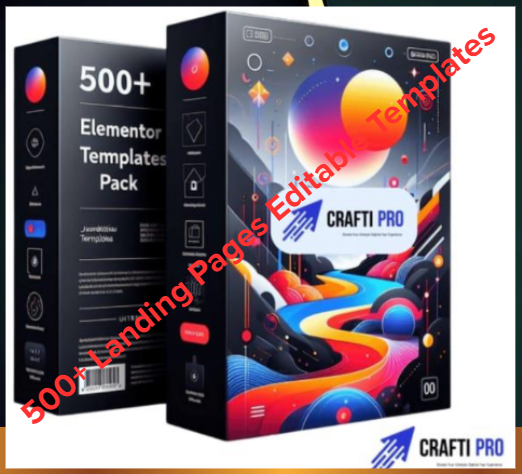 500+ Landing Pages Editable Templates