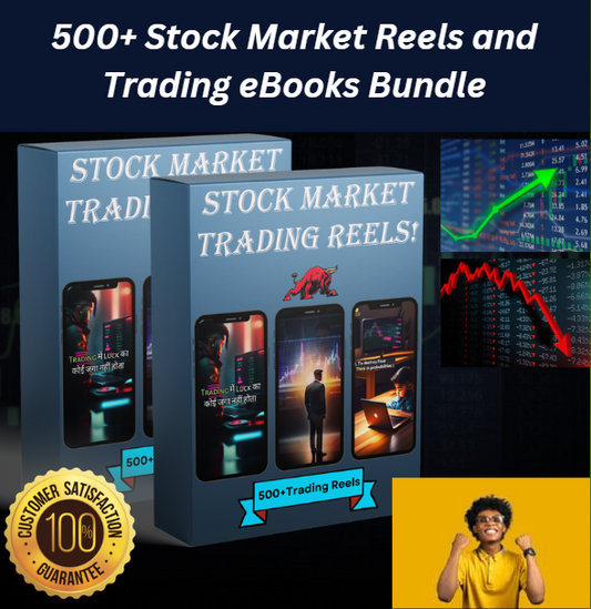 500+ Stock Market Reels and Trading eBooks Bundle